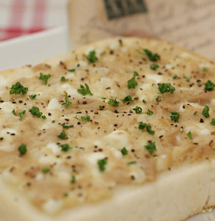 ツナとカッテージチーズのトースト たんぱく質調整レシピ キッセイのヘルスケア情報 おいしい365日